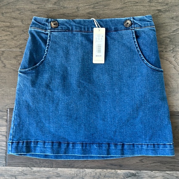 CopperKey/ Dillards- girls large denim mini skirt - Picture 1 of 4